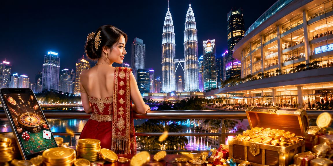 Suasana pertaruhan dan kasino dalam talian bergaya Melayu di Kuala Lumpur